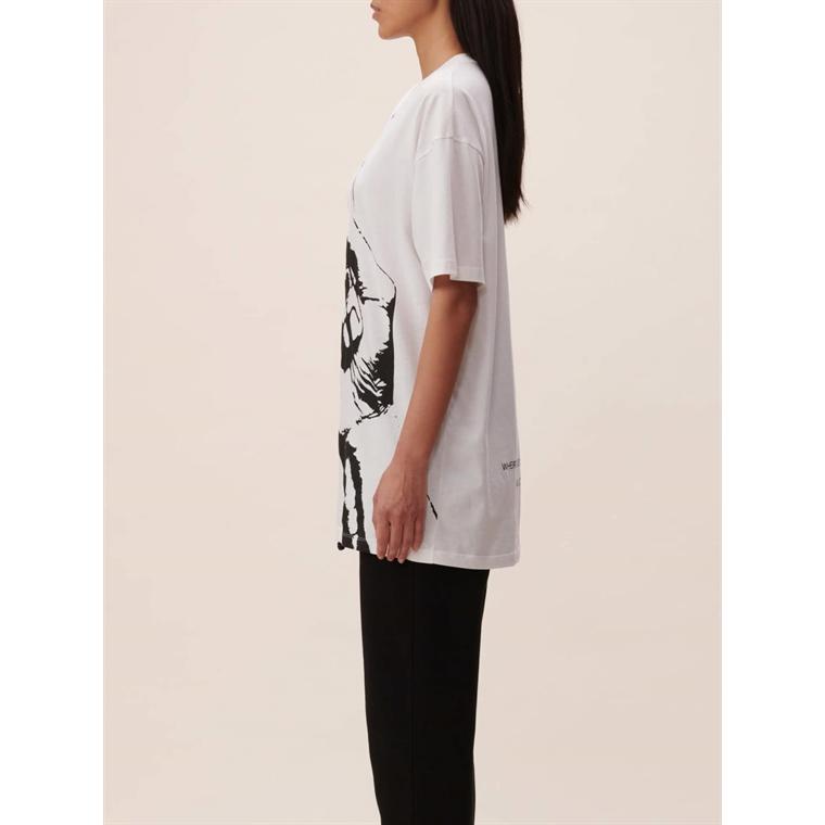 Lala Berlin T-shirt Irene Rockhand, Hvid